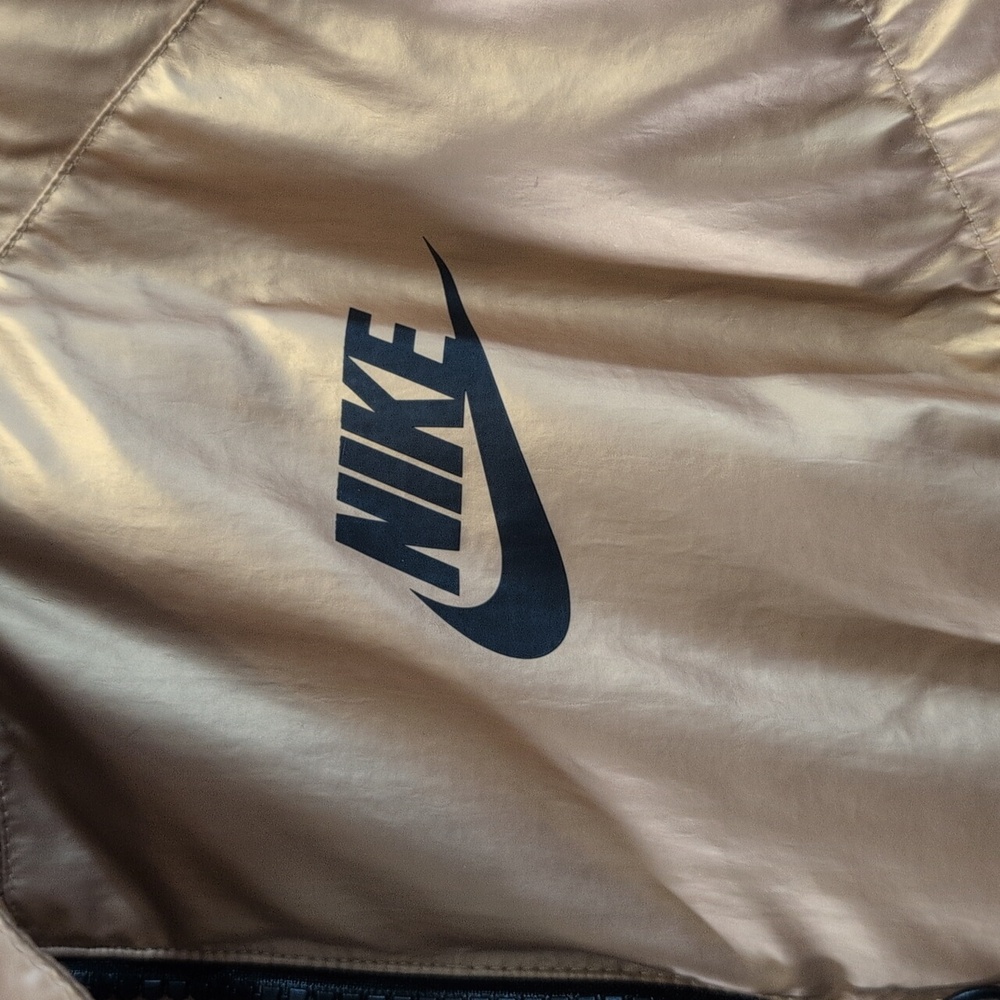 Nike Gold Puffer Jacket for Women - Picture 3 of 5